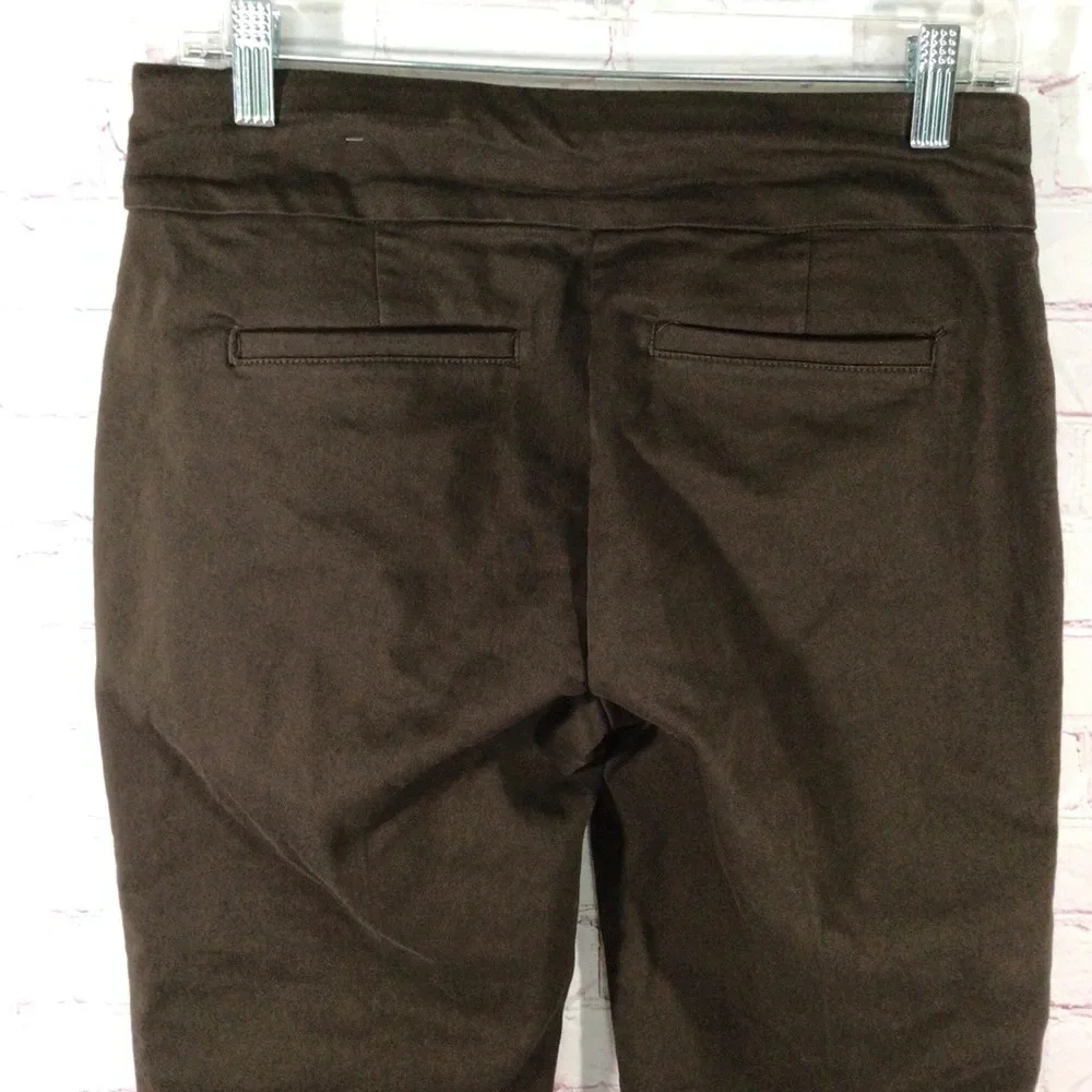 Croft & Barrow Chocolate Brown The Effortless Stretch Pant - Size 6